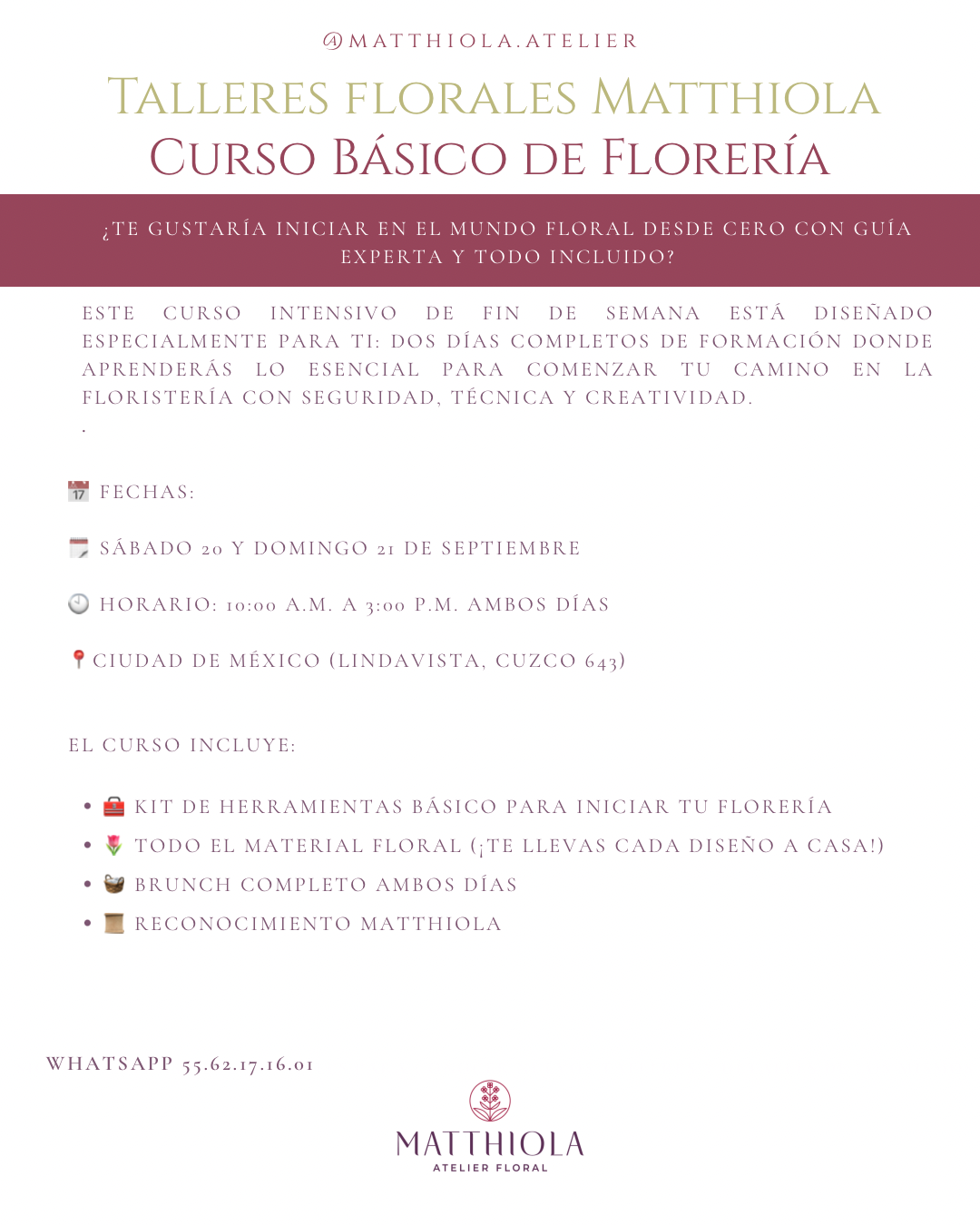 Curso de Florería Básica para Principiantes