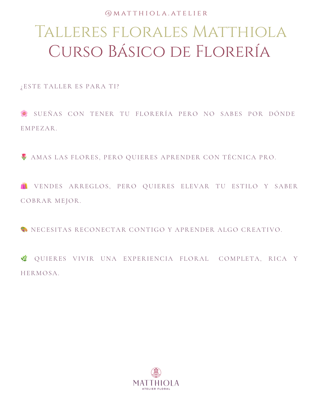 Curso de Florería Básica para Principiantes