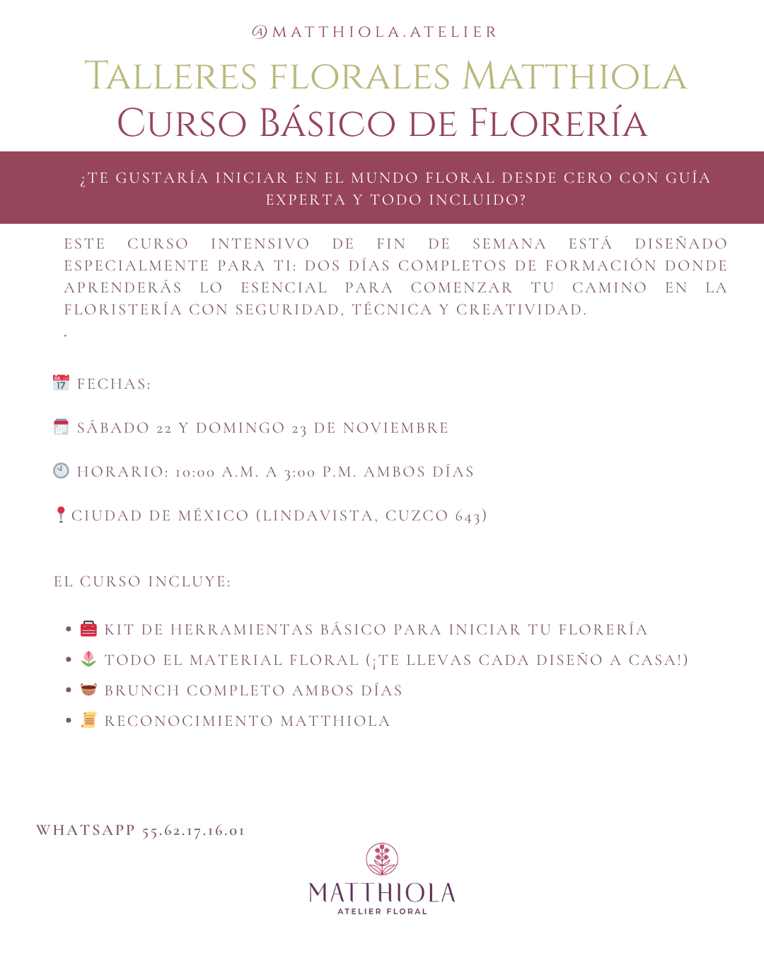 Curso de Florería Básica para Principiantes