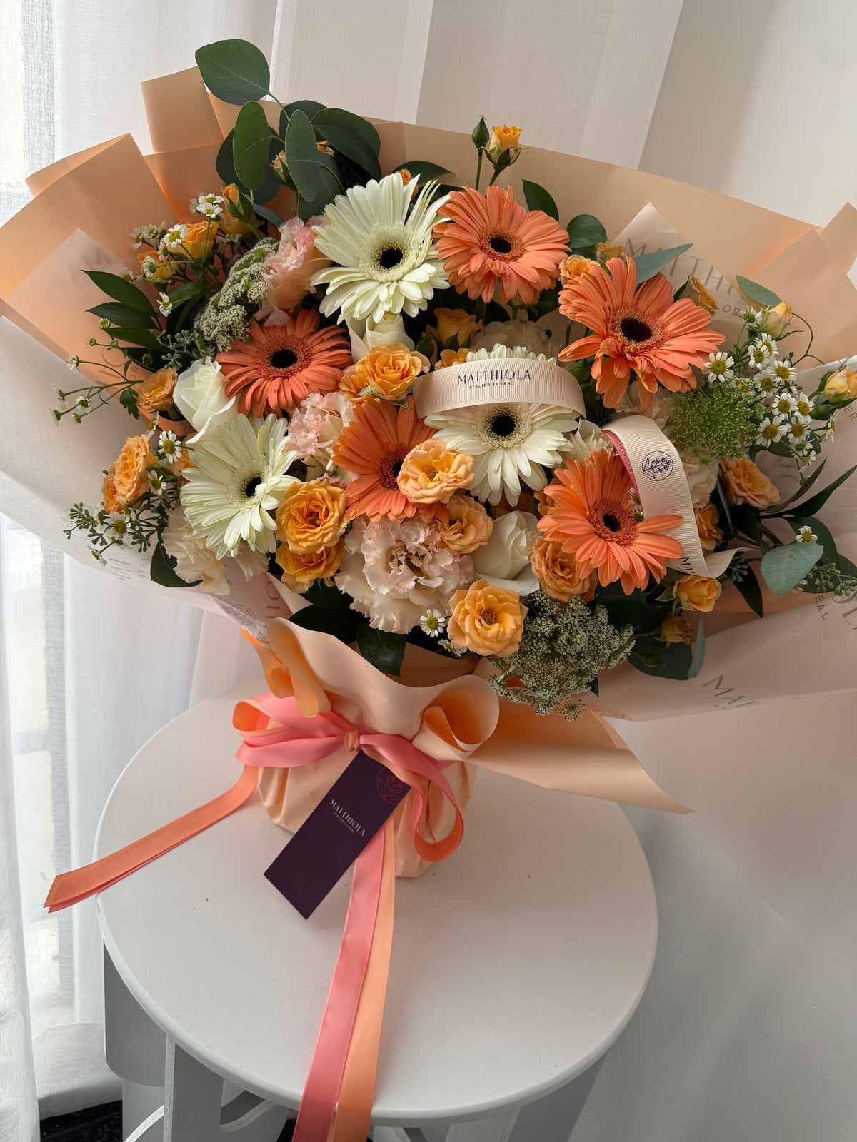 Ramo de flores mistas elaborado en espuma